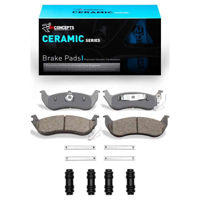 R1 Concepts R1 2003-2011 Ford Ranger (USA/Canada) Rear R1 Ceramic Pads & Hardware Kit