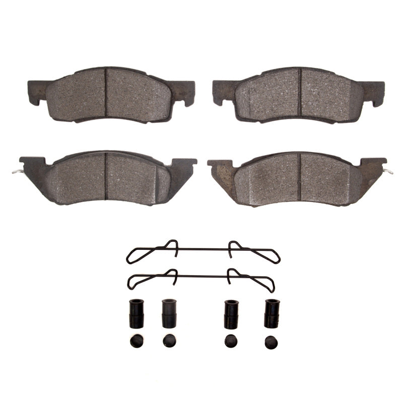R1 Concepts R1 87-90 Dodge Dakota 4WD Front Semi Met Pads & Hardware Kit