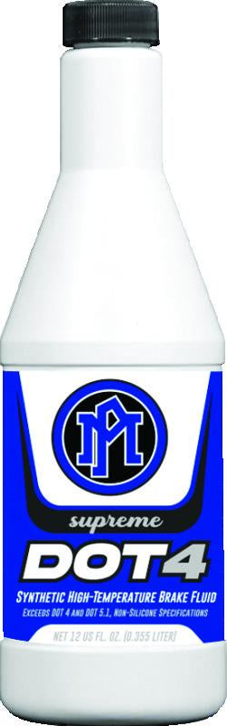 Performance Machine Supreme Dot 4 Brake Fluid 12oz.