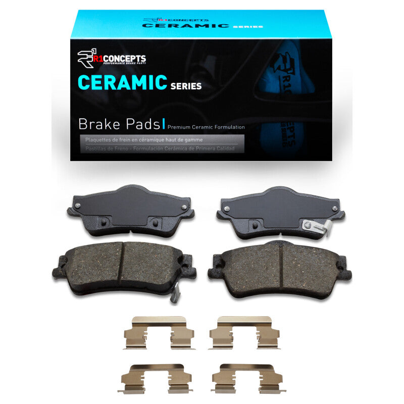 R1 Concepts R1 2008-2017 Chevrolet CAPRICE Rear R1 Ceramic Pads & Hardware Kit