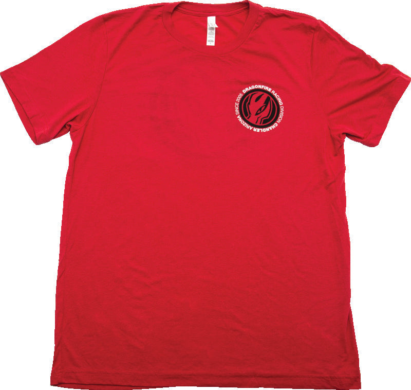 DragonFire Racing Dfr Logo Tee Blue/Red Xl