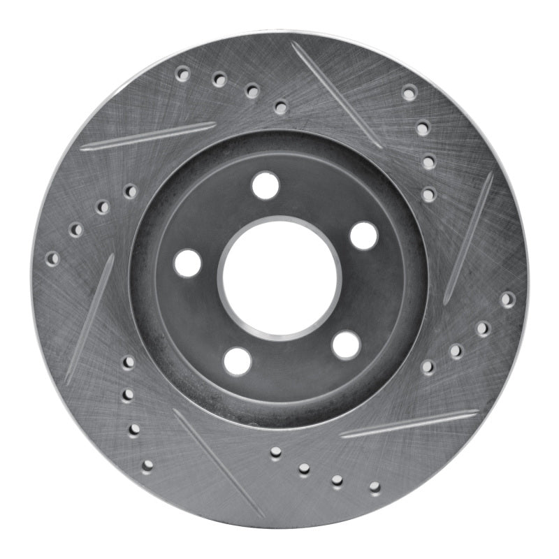 R1 Concepts R1 95-99 Dodge Neon (USA/Canada) Front Left Drilled & Slotted Silver Brake Rotor