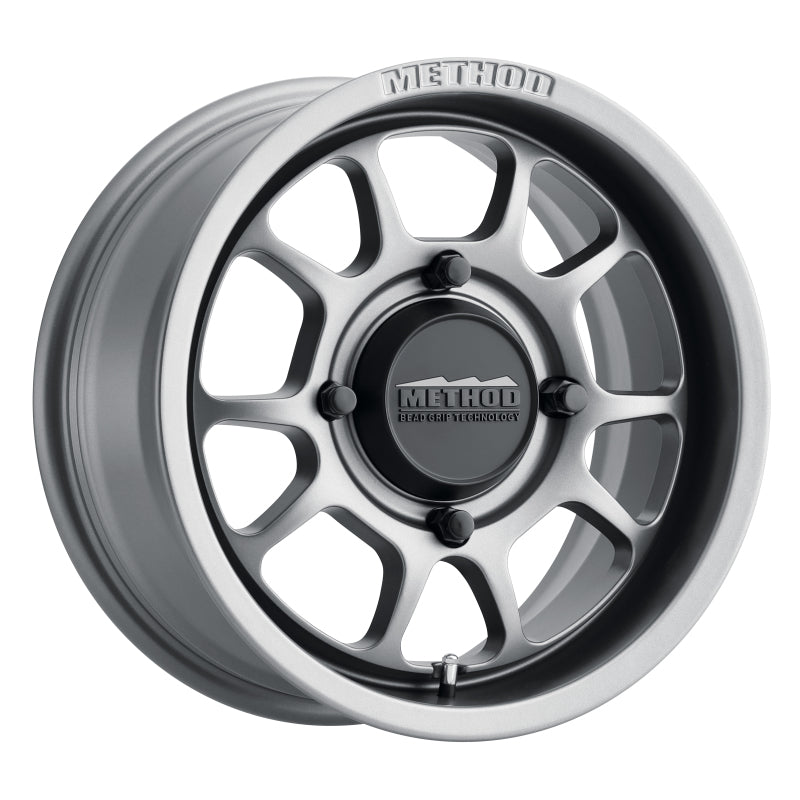 Method Wheels Method MR409 Bead Grip 15x10 / 5+5/0mm Offset / 4x136 / 106.25mm CB Steel Grey Wheel