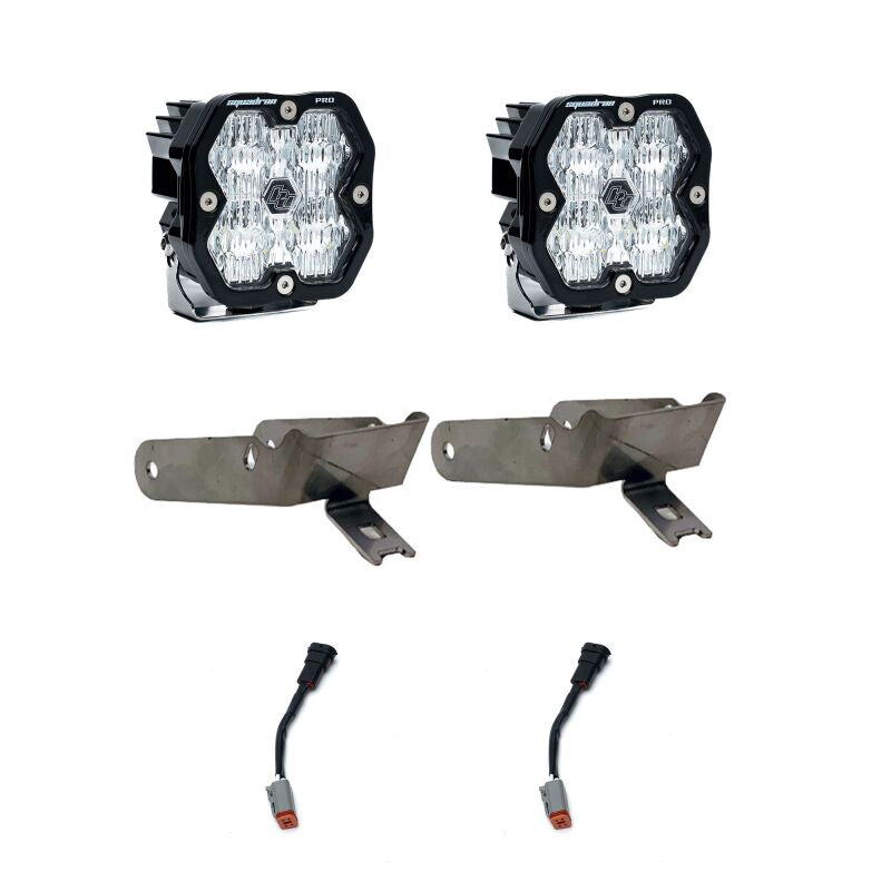 Baja Designs 99-10 Ford Super Duty Squadron 2.0 Pro Fog Pocket Kit