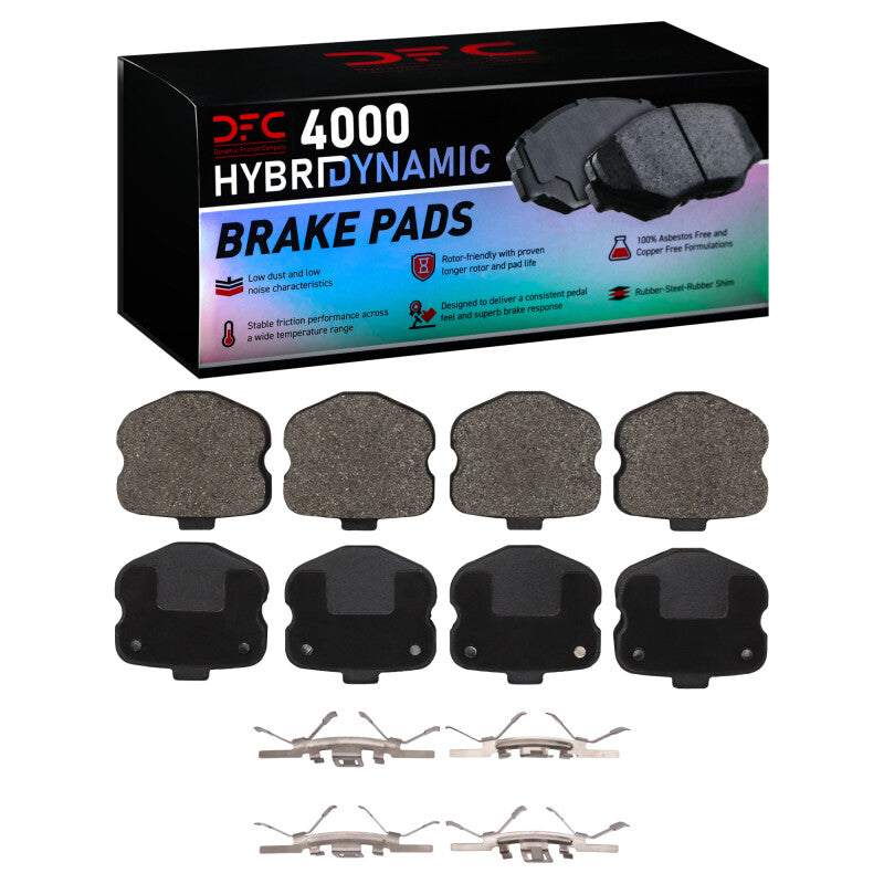 DFC 06-13 Chevrolet Corvette Rear 4000 HybriDynamic Brake Pads and Hardware Kit