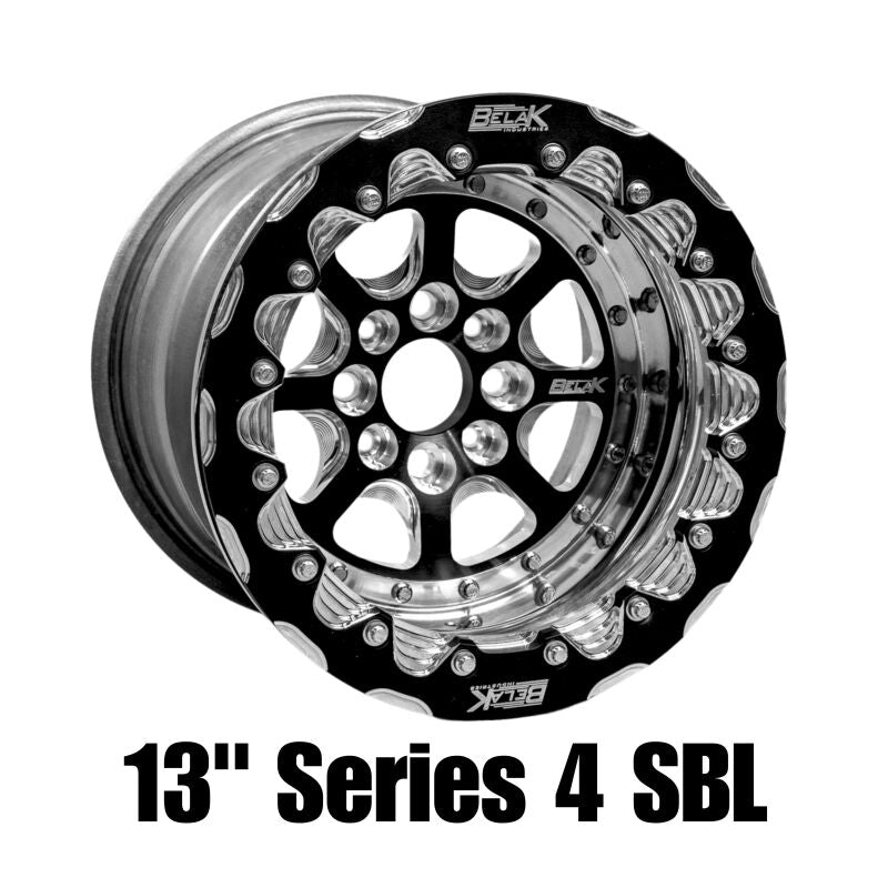 Belak Wheels Belak 13x10 / 5in BS / 4x100 BP / High Pad / Series 4 Wheel - Double Beadlock