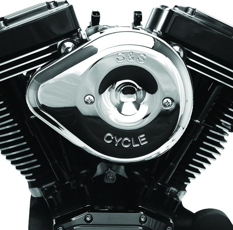 S&S Cycle 2007+ XL Sportster Models w/ Stock EFI Stealth Air Cleaner Kit w/ Chrome Teardrop Cover