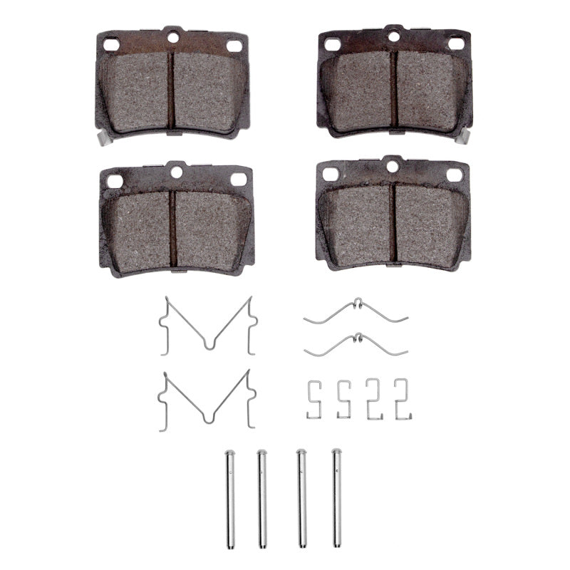 DFC 97-04 Mitsubishi Montero Sport (USA/Canada) Rear 5000 Adv Semi Metallic Pad & Hardware Kit