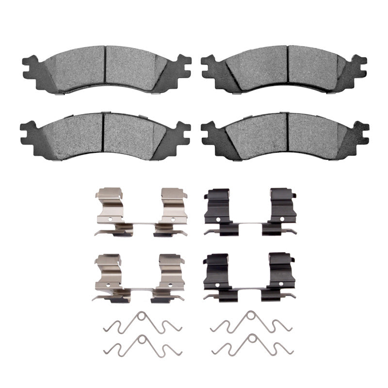 R1 Concepts R1 2006-2012 Ford Explorer Sport Trac Front R1 Semi Met Pads & Hardware Kit