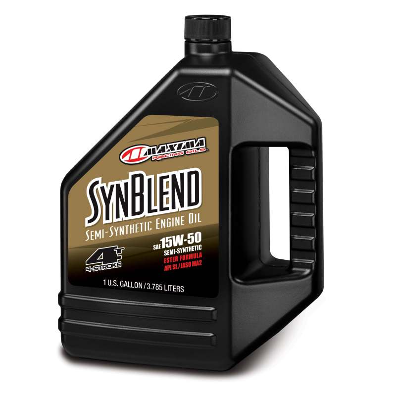 Maxima Syn Blend Ester 4T Semi-Synthetic 15W50 Engine Oil - Gallon