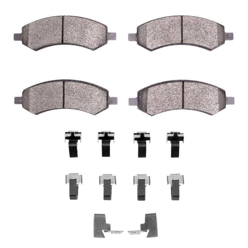 R1 Concepts R1 2005-2024 Chrysler Aspen Front R1 Semi Met Pads & Hardware Kit