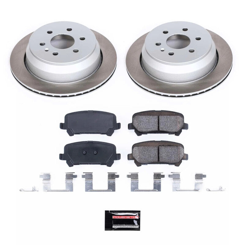 PowerStop Power Stop 15-20 GMC Canyon Rear Semi-Coated Rotor Kit