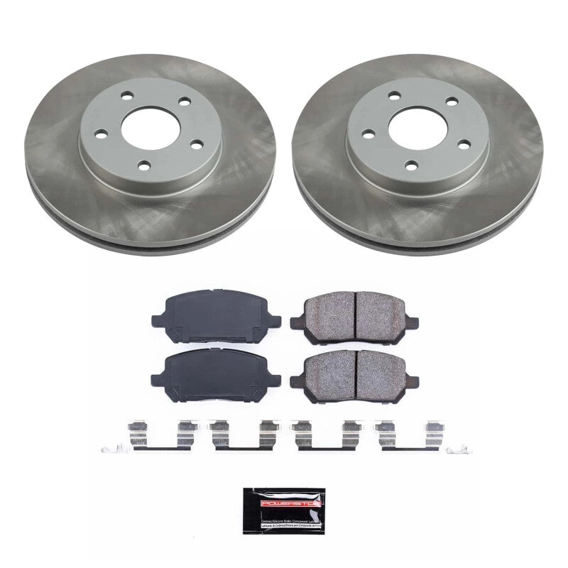 PowerStop Power Stop 07-10 Pontiac G5 Front Semi-Coated Rotor Kit
