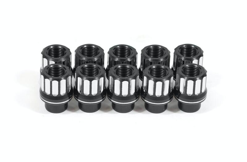 BMR Suspension BMR 05-14 Ford Mustang Lug Nut Kit 5/8-18 RH Flange 12-pt Aluminum Set of 10