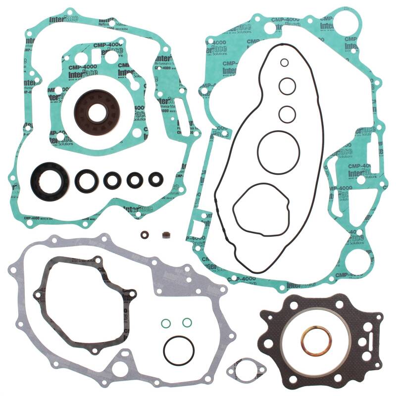Vertex Pistons Vertex Gaskets 98-01 Honda TRX450ES Complete Gasket Kit w/ Oil Seals