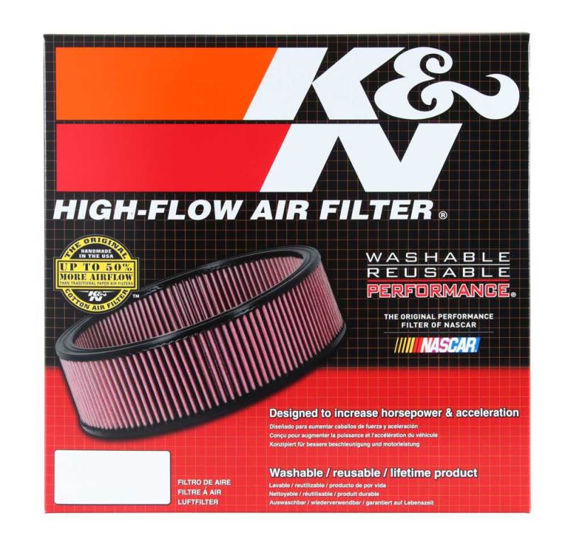 K&N Engineering K&N Replacement Air Filter Round 9in OD 7-1/2in ID 5in H