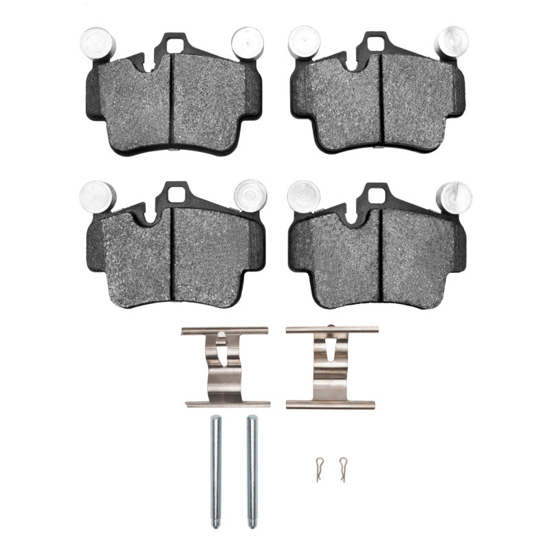 R1 Concepts R1 05-23 Porsche Boxster Front/Rear Semi Met Pads & Hardware Kit