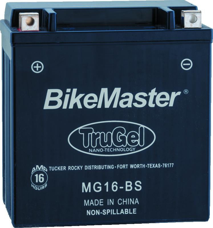 BikeMaster TruGel Battery - MG16-BS