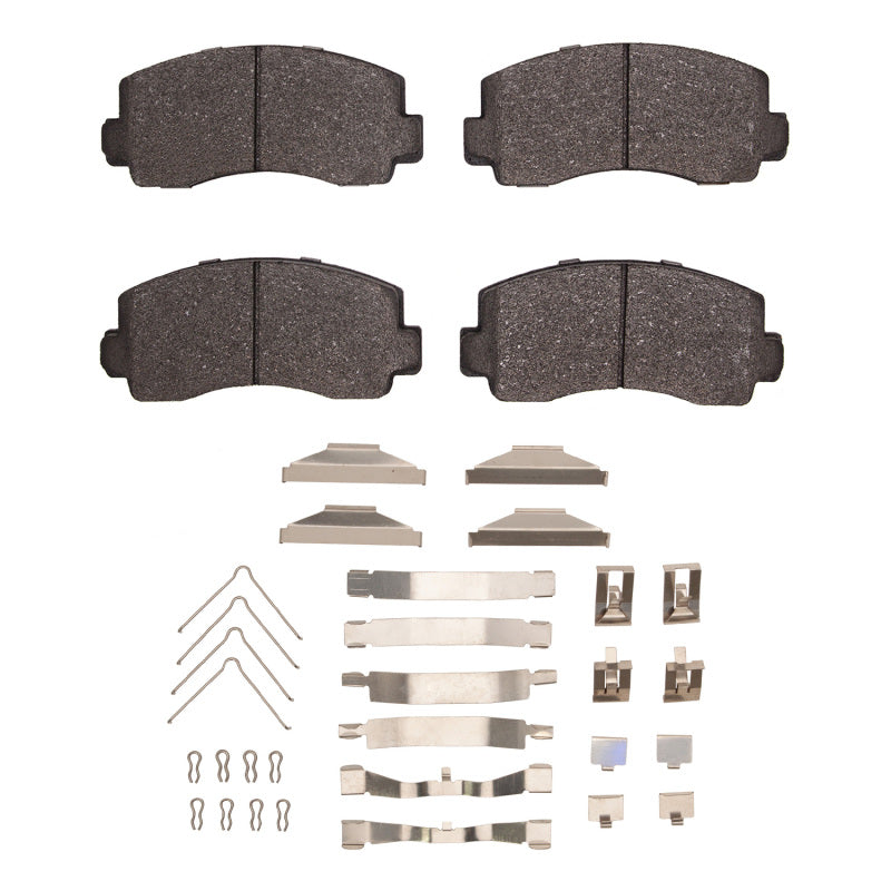 DFC 76-83 Dodge Colt Front 5000 Advanced Semi Metallic Brake Pads and Hardware Kit