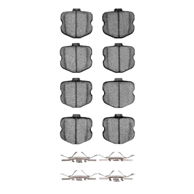 R1 Concepts R1 06-13 Chevrolet Corvette Rear Semi Met Pads & Hardware Kit