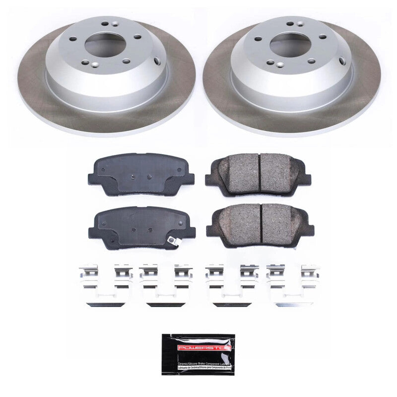 PowerStop Power Stop 16-20 Kia Sorento Rear Semi-Coated Rotor Kit