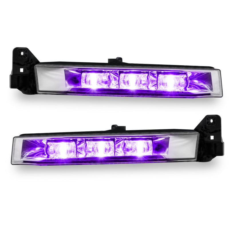 ORACLE Lighting Oracle 15-21 Dodge Charger RGB+W Linear Fog Light Upgrade Kit - ColorSHIFT+W