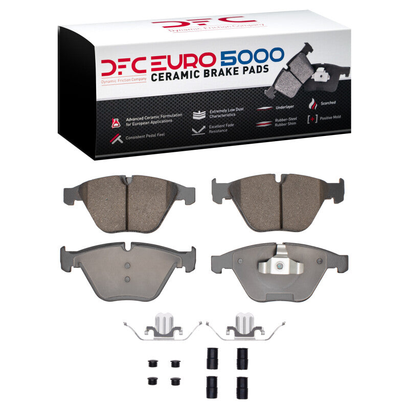 DFC 07-15 BMW X1 (USA/Canada) Front Euro 5000 Ceramic Brake Pads and Hardware Kit