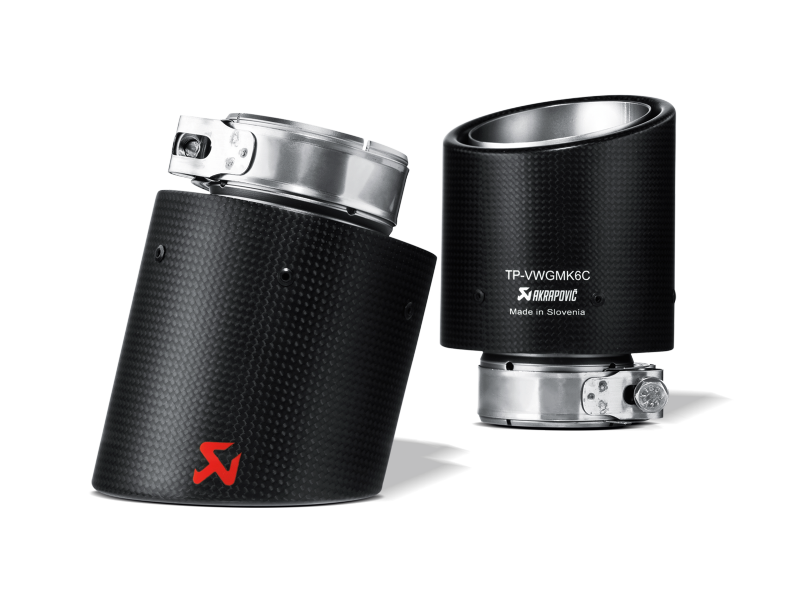 Akrapovic Akrapovic 09-12 Volkswagen Golf GTD (VI) Tail Pipe Set (Carbon)