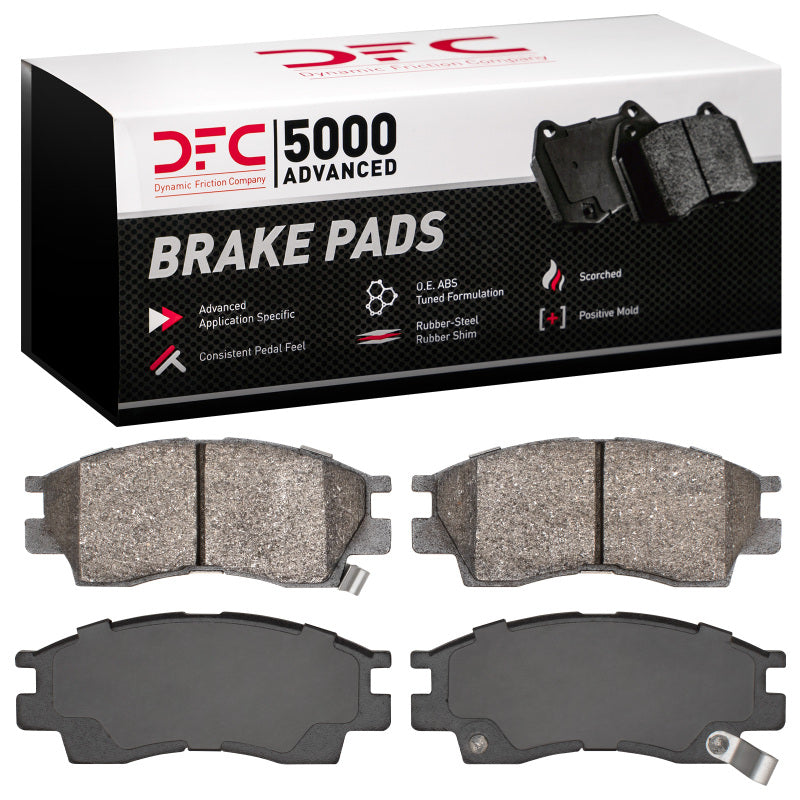 DFC 88-90 Mitsubishi Galant Front 5000 Advanced Semi Metallic Brake Pads