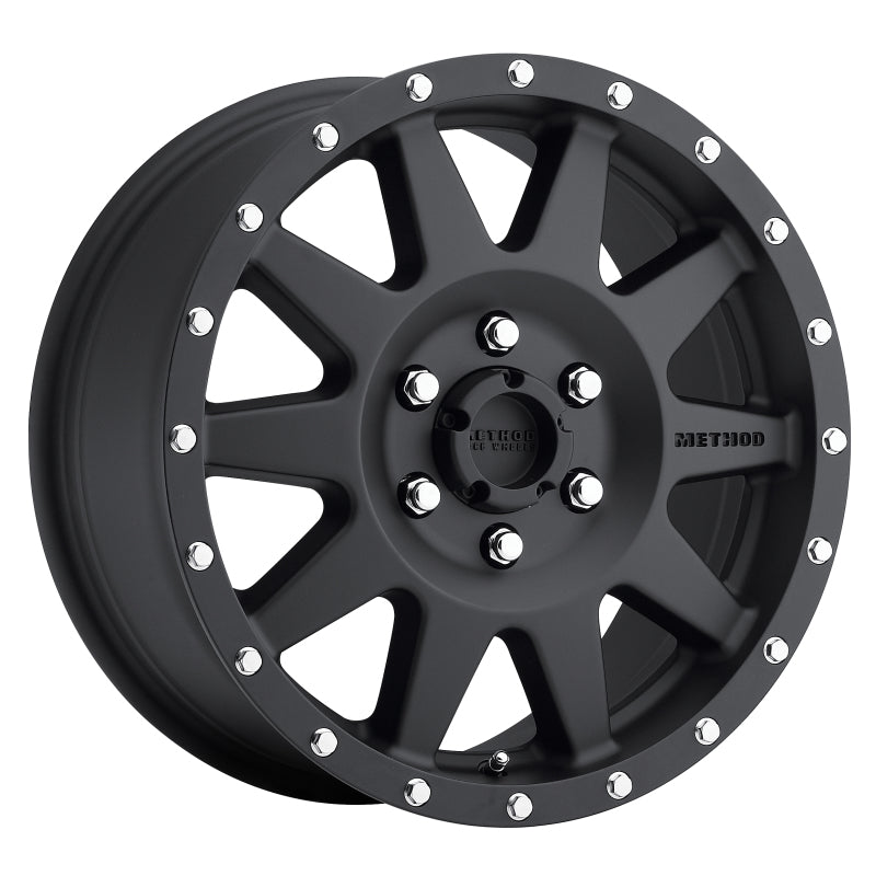 Method Wheels Method MR301 The Standard 17x7.5 +50mm Offset 6x130 84.1mm CB Matte Black Wheel