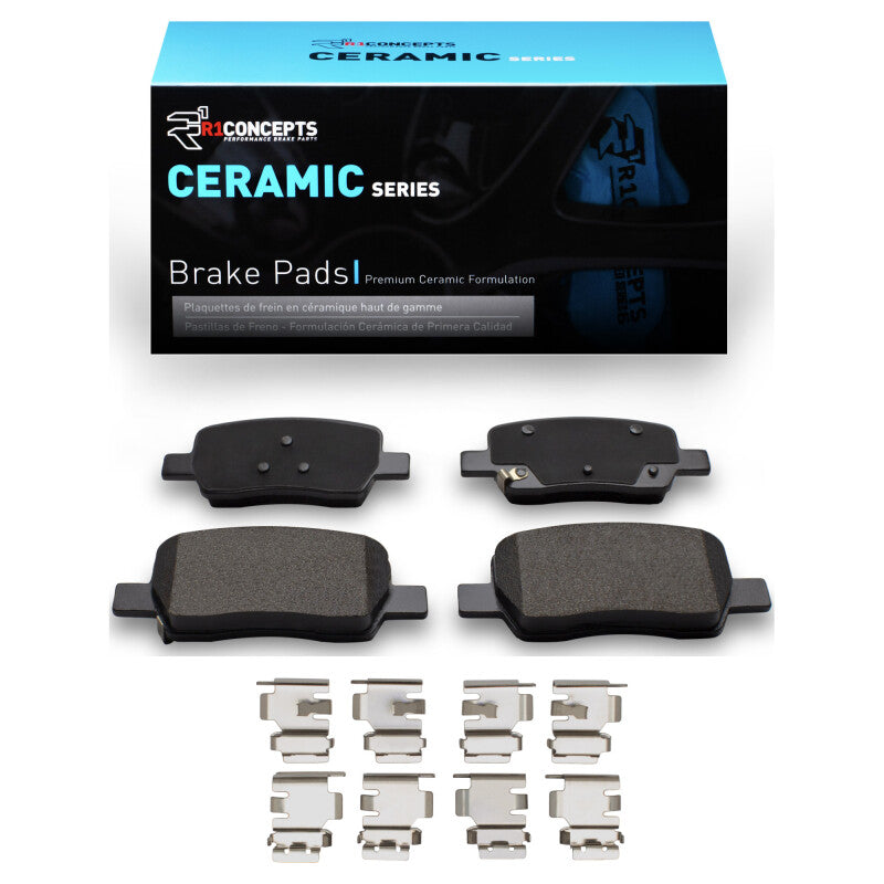 R1 Concepts R1 21-26 Hyundai SANTA CRUZ Rear Ceramic Pads & Hardware Kit