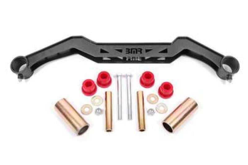 BMR Suspension BMR 79-93 Ford Mustang Transmission Crossmember TH350/PG/700R4/C4/C6/AOD/4L60 - Black Hammertone