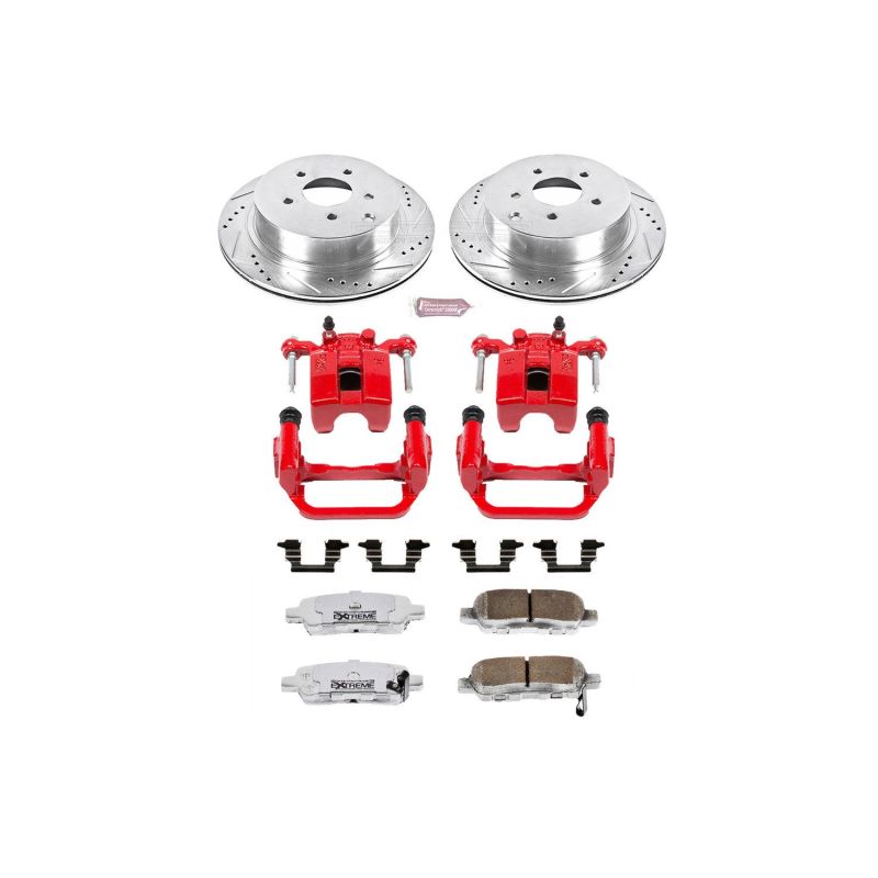PowerStop Power Stop 03-07 Nissan Murano Rear Z26 Street Warrior Brake Kit w/Calipers