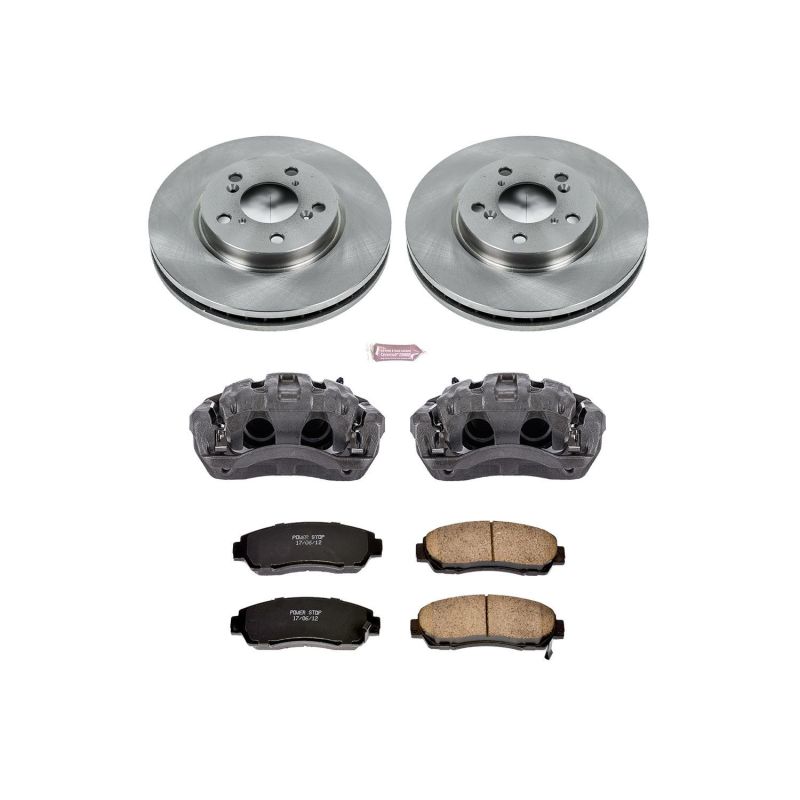 PowerStop Power Stop 05-10 Honda Odyssey Front Autospecialty Brake Kit w/Calipers