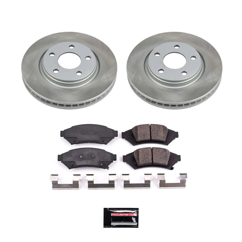 PowerStop Power Stop 06-07 Pontiac G6 Front Semi-Coated Rotor Kit