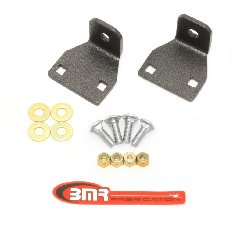 BMR Suspension BMR 10-11 5th Gen Camaro Rear Lower Control Arm End Link Mounting Brace - Black Hammertone
