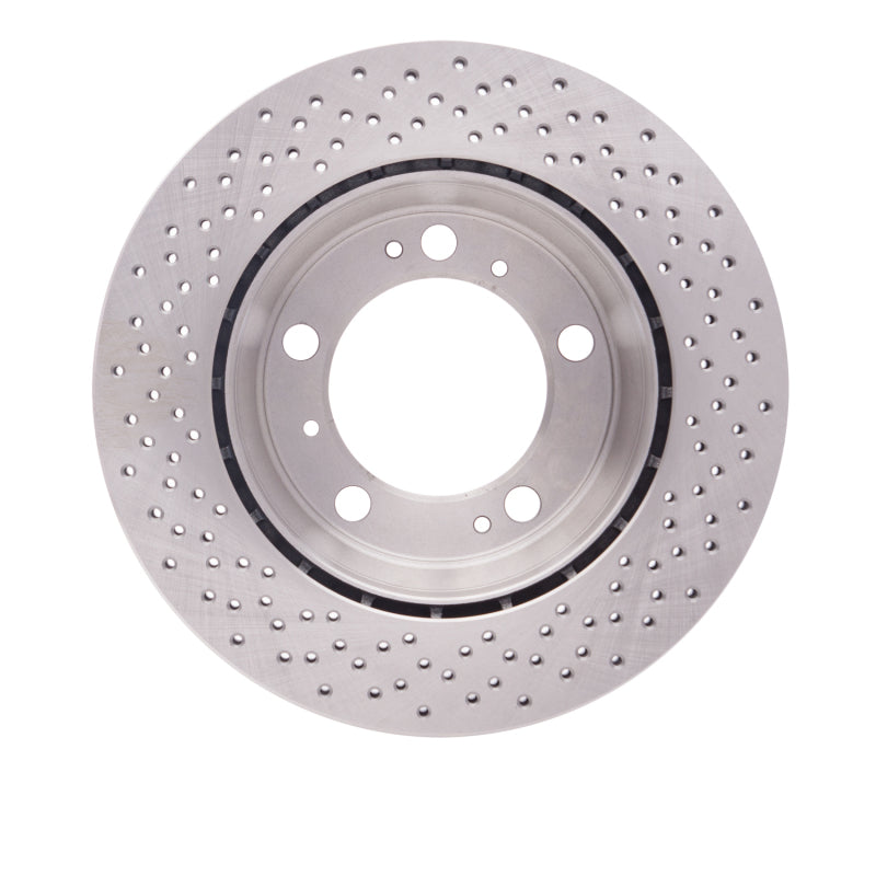 DFC 00-08 Porsche Cayman Rear Drilled Brake Rotor