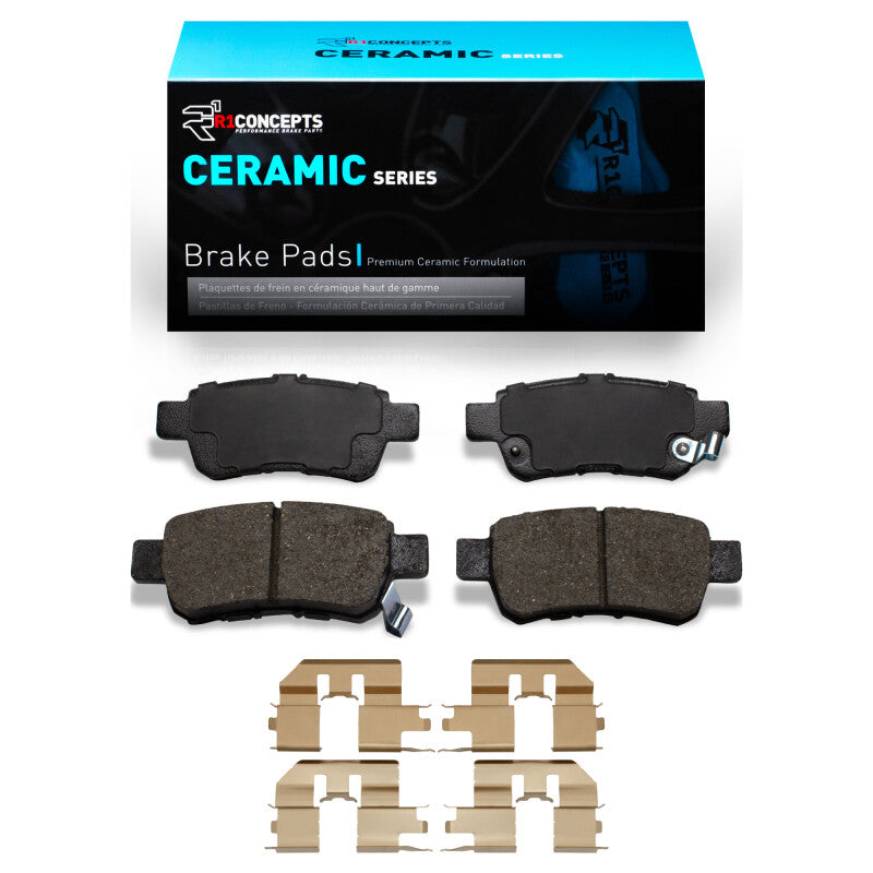 R1 Concepts R1 2005-2010 Honda Odyssey Rear R1 Ceramic Pads & Hardware Kit