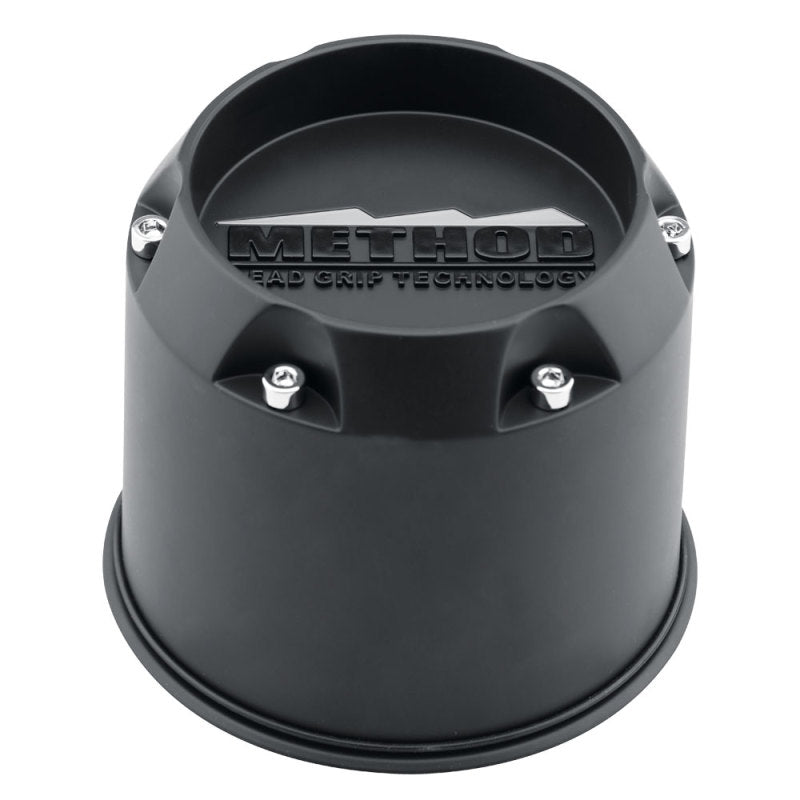 Method Wheels Method Cap T080 - 130.8mm - Black - 2 Piece - Push Thru