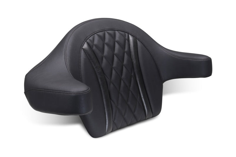 Mustang Motorcycle Mustang 23-25 Harley CVO Road Glide (ST) Deluxe Diamond Ext Arm Wrap-around Backrest Black