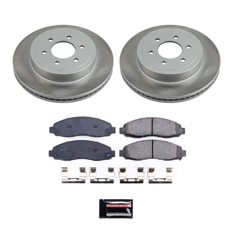 PowerStop Power Stop 03-04 Dodge Dakota Front Semi-Coated Rotor Kit