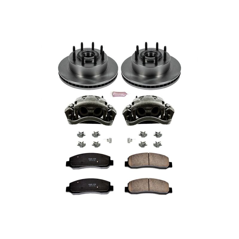 PowerStop Power Stop 10-11 Ford F-350 Super Duty Front Autospecialty Kit w/Cals