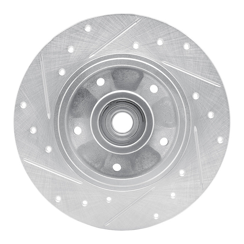 R1 Concepts R1 11-15 Renault Fluence (Mexico) Rear Right Drilled & Slotted Silver Brake Rotor