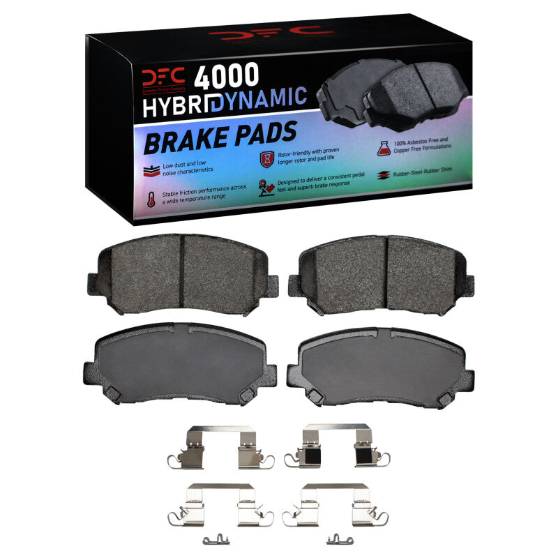 DFC 16-17 Chrysler 200 Front 4000 HybriDynamic Brake Pads and Hardware Kit