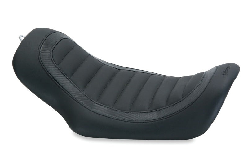 Mustang Motorcycle Mustang 06-17 Harley Dyna Jody Perewitz Design Solo Seat - Black