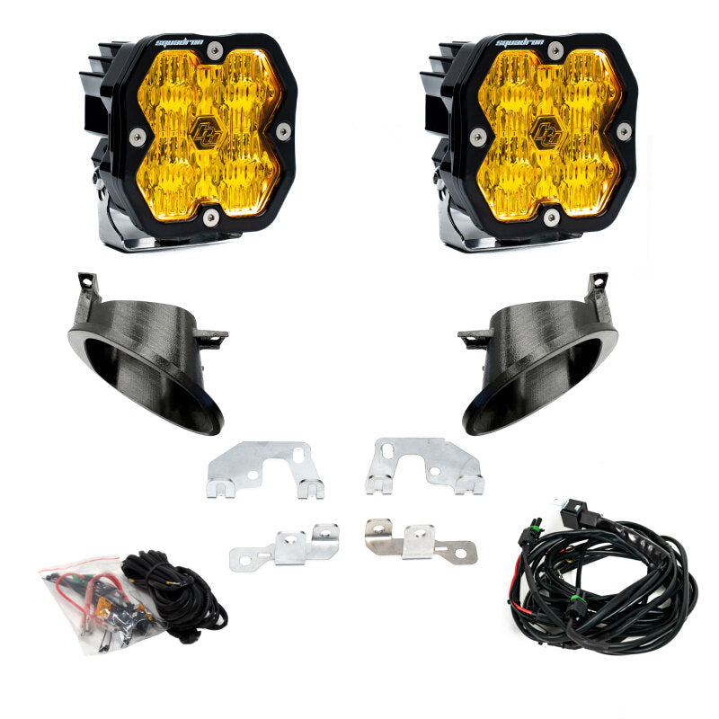 Baja Designs 14-18 Mercedes Sprinter Van 2500/3500 Squadron Sport 2.0 Fog Pkt Kit (WC) - Baja Amber
