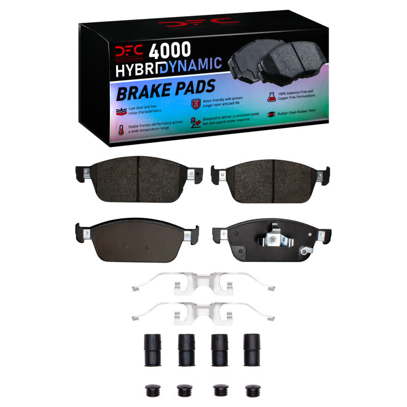 DFC 13-23 Ford Focus Front 4000 HybriDynamic Brake Pads and Hardware Kit