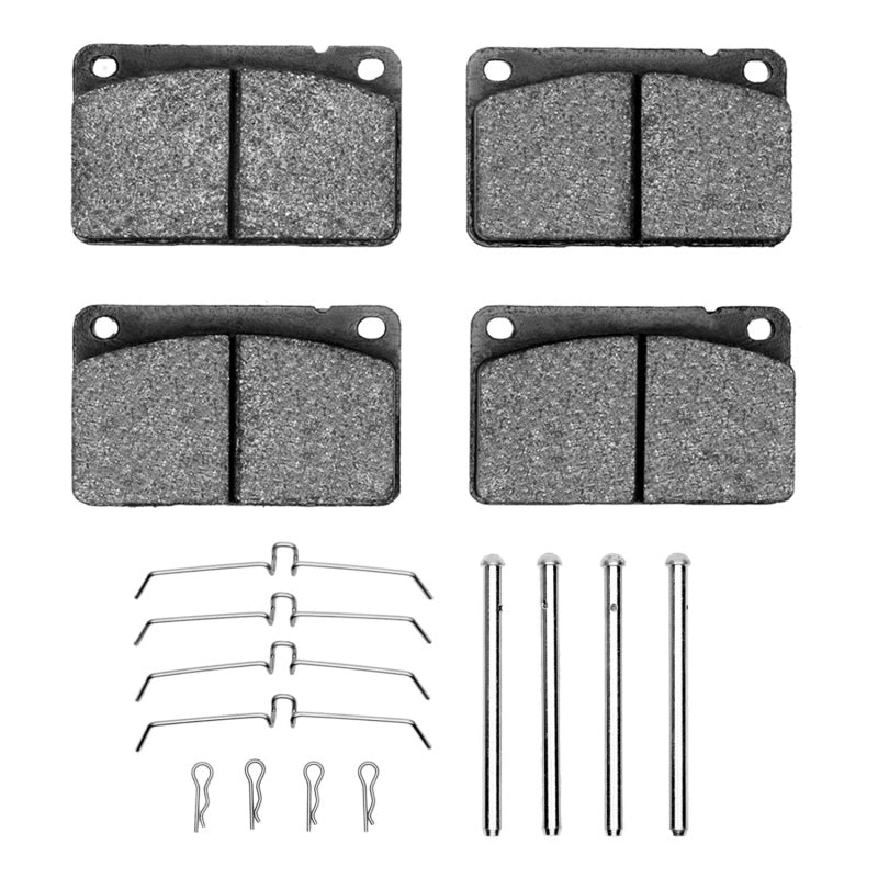 R1 Concepts R1 1976-1993 Volvo 264 Front R1 Semi Met Pads & Hardware Kit
