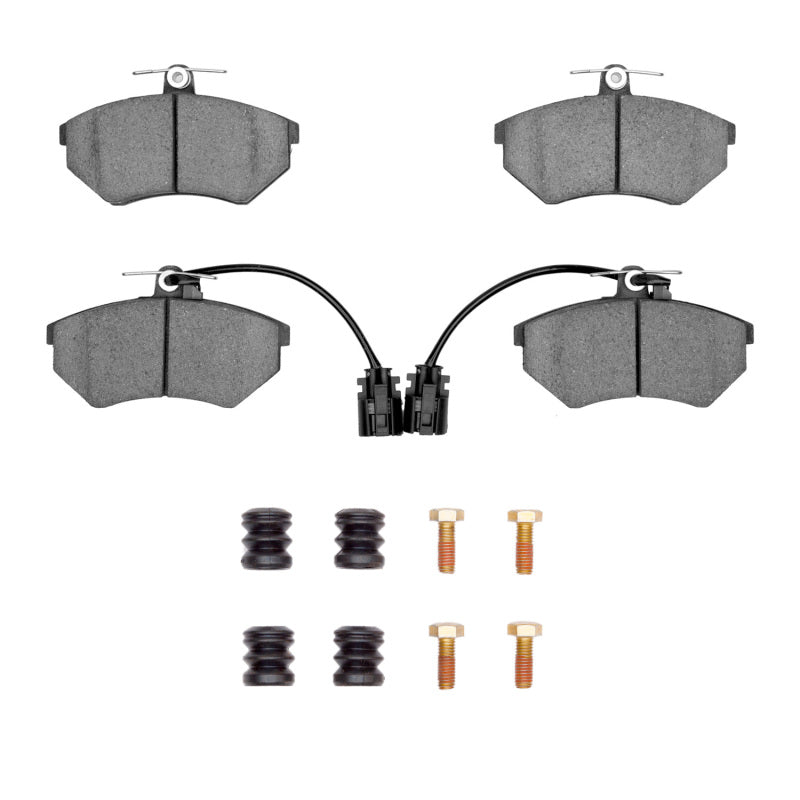 R1 Concepts R1 94-95 Volkswagen Jetta Sedan Front Semi Met Pads & Hardware Kit