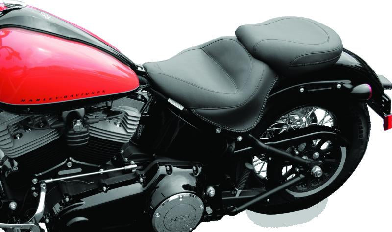 Mustang Motorcycle Mustang 11-13 Harley Blackline, 12-17 Slim,Slim S Wide Touring Solo Seat - Black